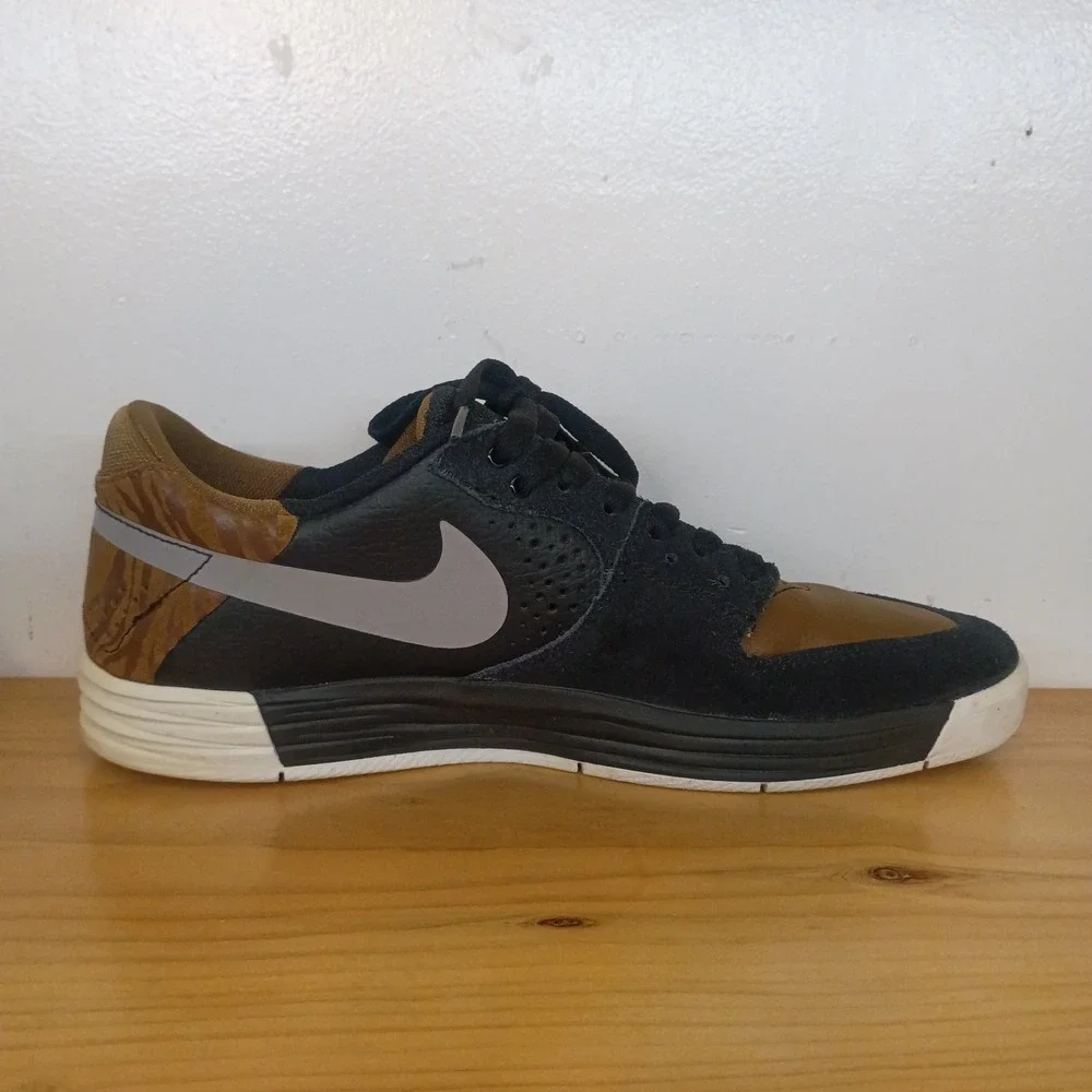Nike Paul Rodriguez 7 SB Black Military Brown Size 9.5 599662-002 NO BOX